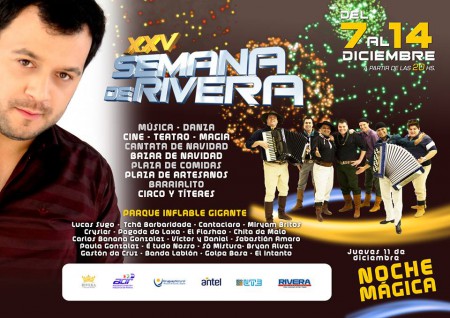 Confirmada data da Noite Mágica de Rivera 2014