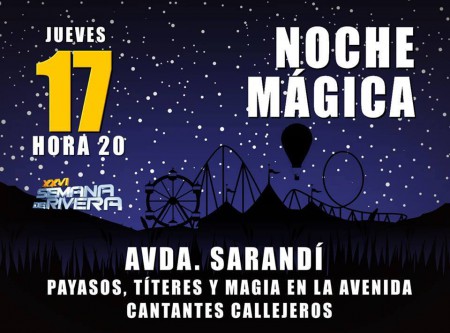 Confirmada a data da Noite Mágica de Rivera 2015.